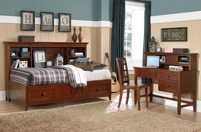 Современный стиль в оформлении детской комнаты для мальчика