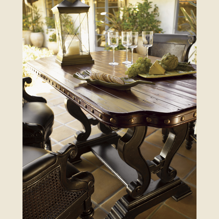 Фото Стол обеденный - стиль Колониальный - Для столовой - большие обеденные столы производства США - Lexington - Kingstown - Купить в Интернет-магазине