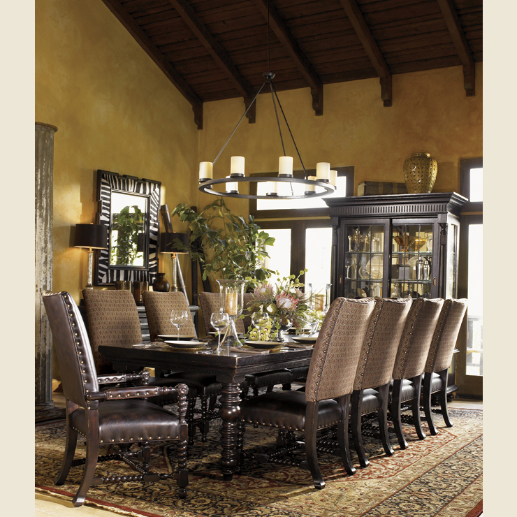 Фото Кресло на деревянной раме - стиль Колониальный - Для столовой - Купить в Интернет-магазине