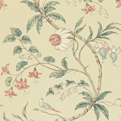 Фото Обои с рисунком - Орнамент - стиль Английская классика - Кремовые - Купить в Интернет-магазине