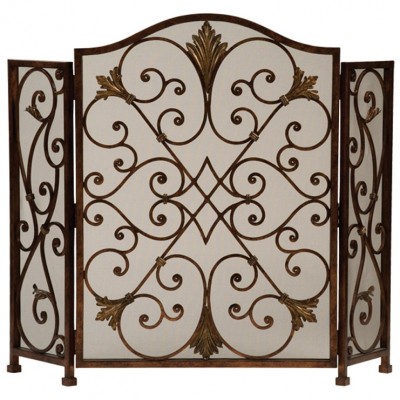 Фото Каминная решетка, аксессуар - стиль Классический - Металлическая - Купить в Интернет-магазине
