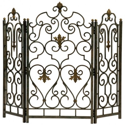 Фото Каминная решетка, аксессуар - стиль Классический - Металлическая - Купить в Интернет-магазине