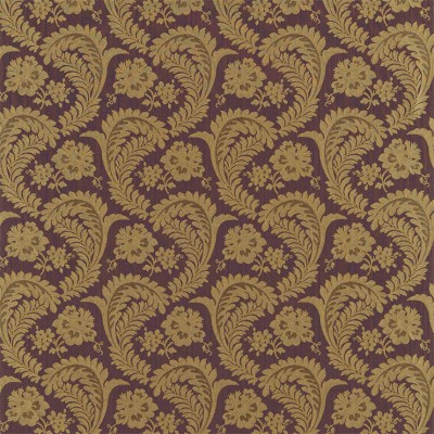 Фото Ткань портьерная с рисунком - Дамаск - стиль Английский - Фиолетовый - Купить в Интернет-магазине