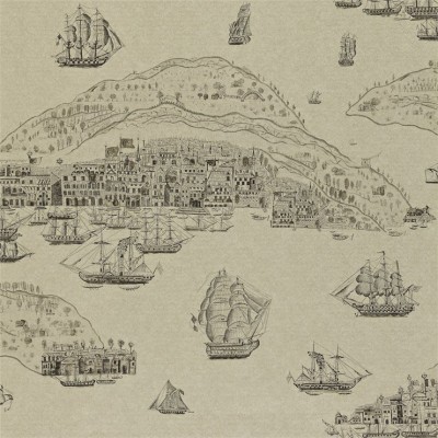 Фото Обои с рисунком - Крупный декор - стиль Английская классика - Серые - Купить в Интернет-магазине