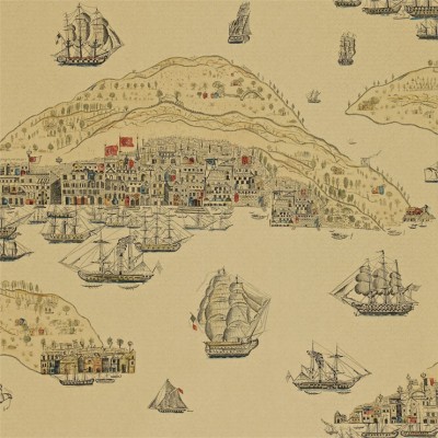 Фото Обои с рисунком - Крупный декор - стиль Английская классика - Бежевые - Купить в Интернет-магазине