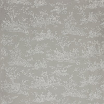 Фото Ткань портьерная с рисунком - Туаль - стиль Английский - Серая - Купить в Интернет-магазине