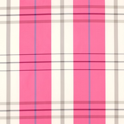 Фото Ткань портьерная с рисунком - Клетка - стиль Английский - Розовая - Купить в Интернет-магазине