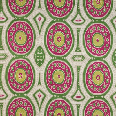 Фото Ткань портьерная с рисунком - Орнамент - стиль Европейский - Малиновый - Купить в Интернет-магазине