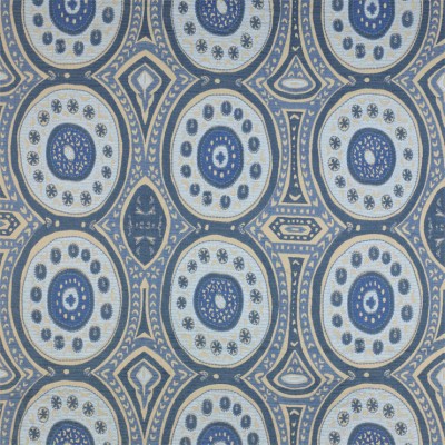 Фото Ткань портьерная с рисунком - Орнамент - стиль Европейский - Голуба - Купить в Интернет-магазине