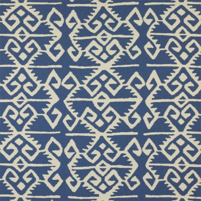 Фото Ткань портьерная с рисунком - Орнамент - стиль Европейский - Синий - Купить в Интернет-магазине