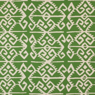 Фото Ткань портьерная с рисунком - Орнамент - стиль Европейский - Зеленый - Купить в Интернет-магазине