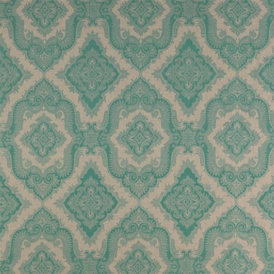 Фото Ткань портьерная с рисунком - Дамаск - стиль Европейский - Зеленый - Купить в Интернет-магазине