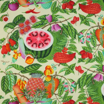 Фото Ткань портьерная с рисунком - Крупный декор - стиль Европейский - Кремовый - Купить в Интернет-магазине