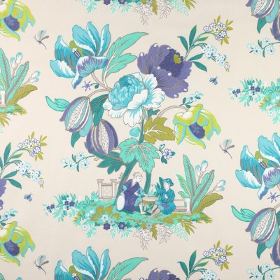 Фото Ткань портьерная с рисунком - Цветы - стиль Европейский - Купить в Интернет-магазине