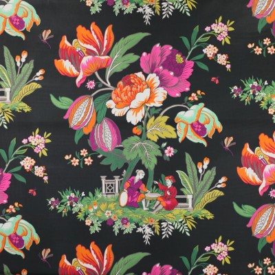 Фото Ткань портьерная с рисунком - Цветы - стиль Европейский - Купить в Интернет-магазине