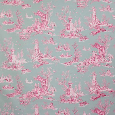 Фото Ткань портьерная с рисунком - Туаль - стиль Английский - Голуба - Купить в Интернет-магазине