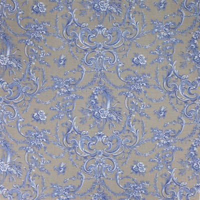 Фото Ткань портьерная с рисунком - Дамаск - стиль Английский - Коричневый - Купить в Интернет-магазине