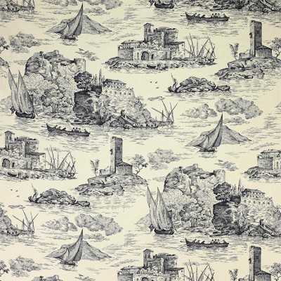 Фото Ткань портьерная с рисунком - Туаль - стиль Английский - Кремовая - Купить в Интернет-магазине