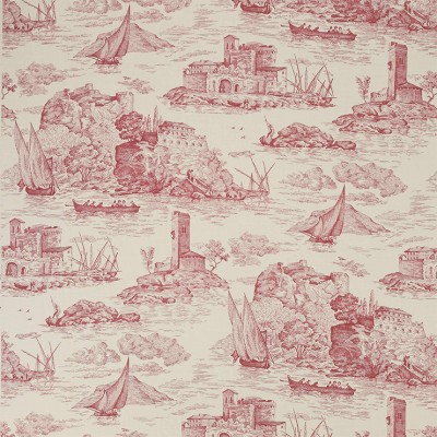 Фото Ткань портьерная с рисунком - Туаль - стиль Английский - Кремовая - Купить в Интернет-магазине