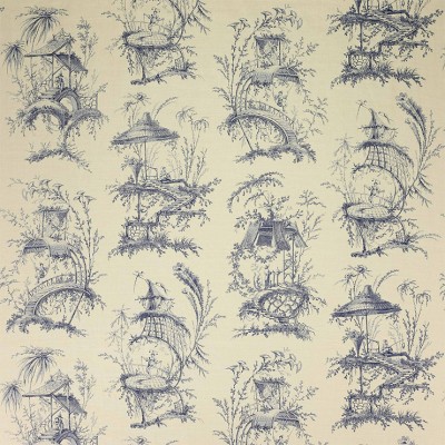 Фото Ткань портьерная с рисунком - Туаль - стиль Английский - Кремовая - Купить в Интернет-магазине