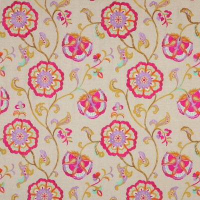 Фото Ткань портьерная с рисунком - Цветы - стиль Английский - Купить в Интернет-магазине