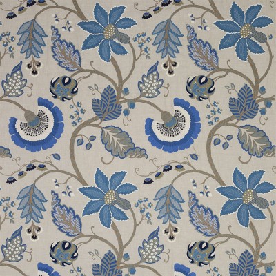 Фото Ткань портьерная с рисунком - Цветы - стиль Английский - Купить в Интернет-магазине