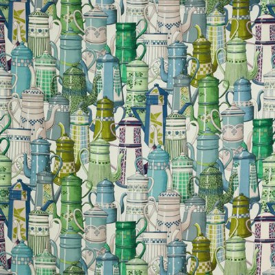 Фото Ткань портьерная с рисунком - Крупный декор - стиль Английский - Белый - Купить в Интернет-магазине