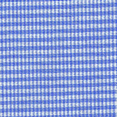 Фото Ткань портьерная с рисунком - Клетка - стиль Английский - Синяя - Купить в Интернет-магазине