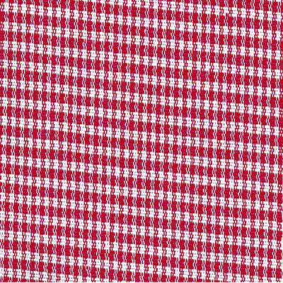 Фото Ткань портьерная с рисунком - Клетка - стиль Английский - Красная - Купить в Интернет-магазине
