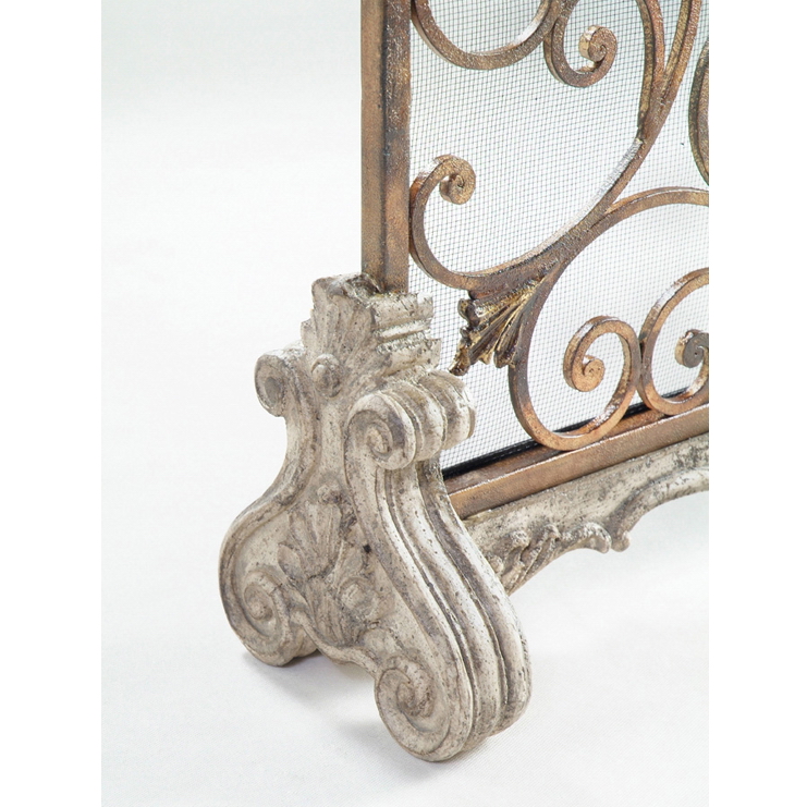 Фото Каминная решетка, аксессуар - стиль Классический - Металлическая - Купить в Интернет-магазине