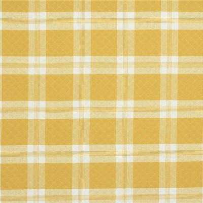 Фото Ткань портьерная с рисунком - Клетка - стиль Английский - Желтая - Купить в Интернет-магазине
