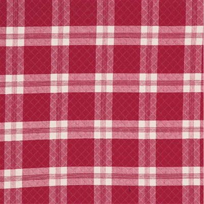 Фото Ткань портьерная с рисунком - Клетка - стиль Английский - Малиновая - Купить в Интернет-магазине