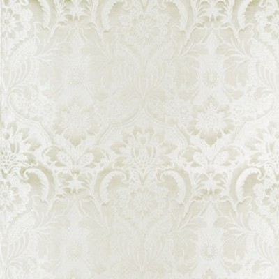 Фото Ткань портьерная с рисунком - Дамаск - стиль Европейский - Белый - Купить в Интернет-магазине