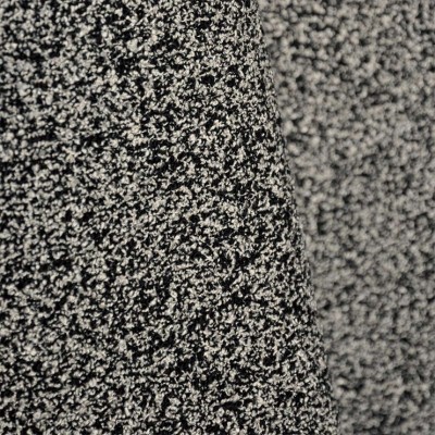 Фото Ткань портьерная однотонная - Твид - стиль Современный - Черный - Купить в Интернет-магазине