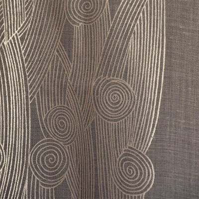 Фото Ткань портьерная с рисунком - Орнамент - стиль Современный - Синий - Купить в Интернет-магазине