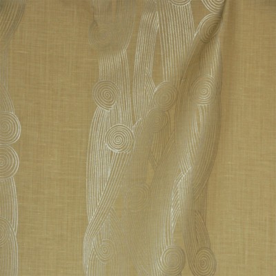 Фото Ткань портьерная с рисунком - Орнамент - стиль Современный - Желтый - Купить в Интернет-магазине