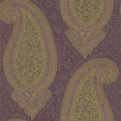 Фото Обои с рисунком - Пейсли - стиль Английская классика - Фиолетовые - Купить в Интернет-магазине