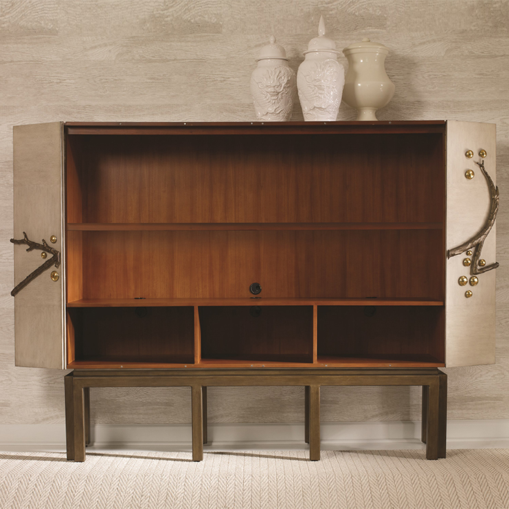 Фото ТВ шкаф - стиль Калифорнийский шик - Для гостиной - Купить в Интернет-магазине