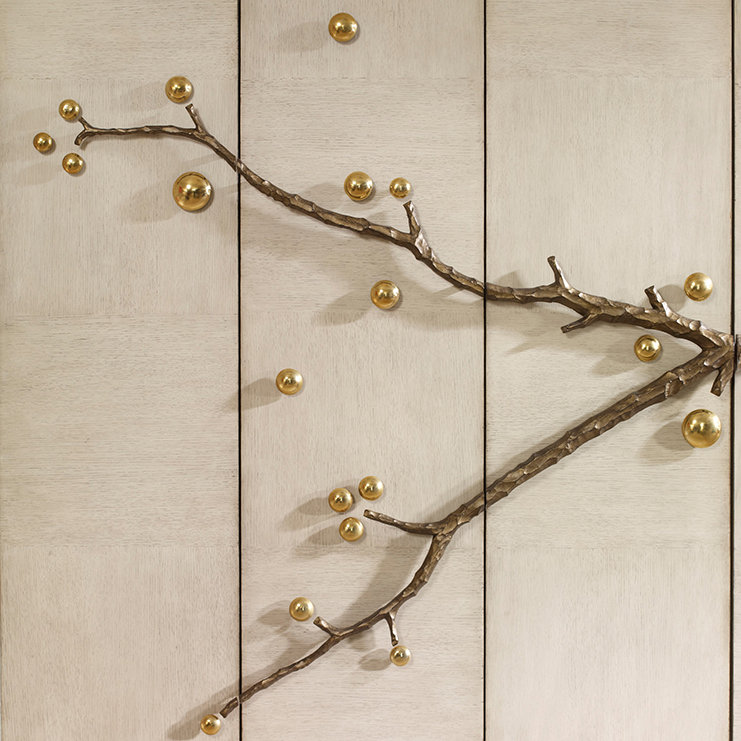 Фото ТВ шкаф - стиль Калифорнийский шик - Для гостиной - Купить в Интернет-магазине