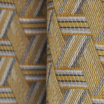 Фото Ткань портьерная с рисунком - Орнамент - стиль Современный - Желтый - Купить в Интернет-магазине