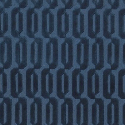 Фото Ткань портьерная однотонная - Бархат - стиль Современный - Синий - Купить в Интернет-магазине