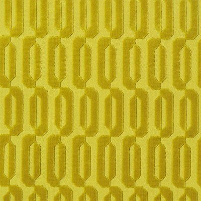 Фото Ткань портьерная однотонная - Бархат - стиль Современный - Желтый - Купить в Интернет-магазине