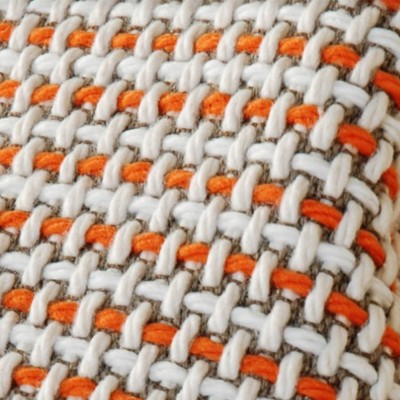 Фото Ткань портьерная однотонная - Текстурная ткань - стиль Современный - Белая - Купить в Интернет-магазине