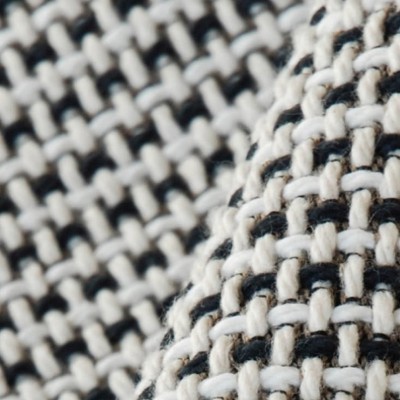 Фото Ткань портьерная однотонная - Текстурная ткань - стиль Современный - Белая - Купить в Интернет-магазине