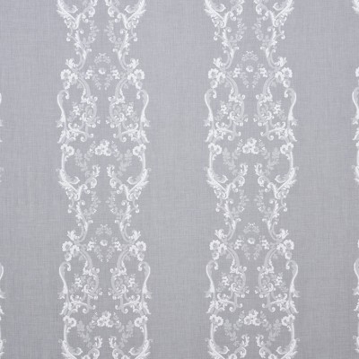 Фото Ткань тюлевая и вуаль - Ткань тюлевая с рисунком - стиль Английский - Белая - Купить в Интернет-магазине