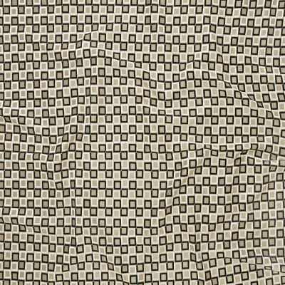 Фото Ткань портьерная с рисунком - Клетка - стиль Современный - Серая - Купить в Интернет-магазине