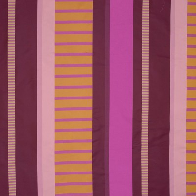 Фото Ткань портьерная с рисунком - Полоски - стиль Современный - Оранжевые - Купить в Интернет-магазине