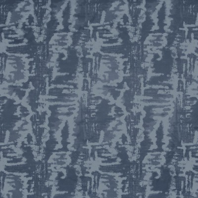 Фото Ткань портьерная с рисунком - Абстракция - стиль Современный - Синяя - Купить в Интернет-магазине