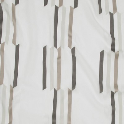 Фото Ткань портьерная с рисунком - Орнамент - стиль Современный - Белый - Купить в Интернет-магазине