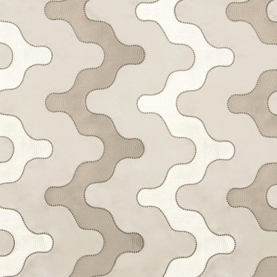 Фото Ткань портьерная с рисунком - Орнамент - стиль Современный - Светло-серый - Купить в Интернет-магазине